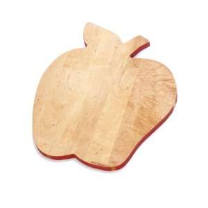  J.K. Adams Solid Maple Novelty Cutting Board, Apple Shaped 