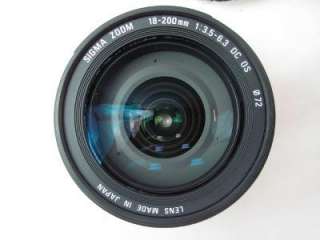 Canon EOS Rebel XTi DS126151 SLR Camera & Sigma 18 200mm 35 6.3 Lens 