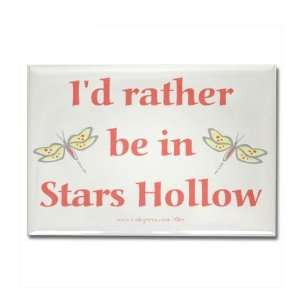  Rather Stars Hollow Tv show Rectangle Magnet by CafePress 