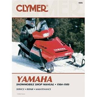 Yamaha Snowmobile Manual, 1984 1989 (Clymer Snowmobile Repair Series 
