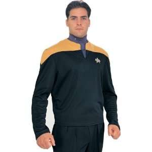  Star Trek Voyager Deluxe Gold Shirt M, XL: Toys & Games
