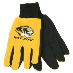  Missouri Tigers 2 Tone Jersey Gloves (One Size Fits Most 