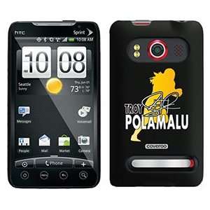  Troy Polamalu Silhouette on HTC Evo 4G Case  Players 