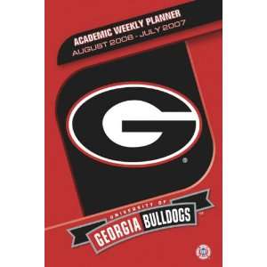  Georgia Bulldogs 5x8 Academic Weekly Assignment Planner 