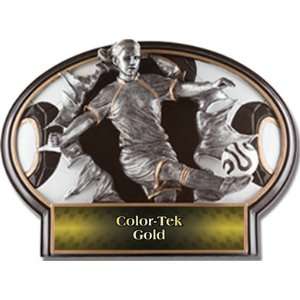  Burst Out Resin Girls Trophies GOLD COLOR TEK PLATE 5.5 X 7.25 BURST 