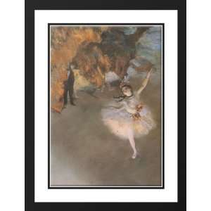 Degas, Edgar 28x38 Framed and Double Matted LEtoile 