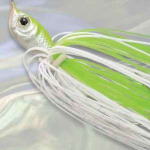 PRIME SPINNERBAIT 3/8OZ CHARTREUSE WHITE  Sports 