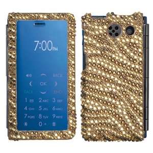   Bling for Sanyo Innuendo SCP 6780 Sprint   Tiger Skin (Camel/Brown