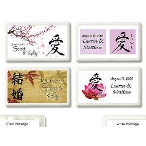  Personalized Asian Theme Mint Container Wedding Favors 