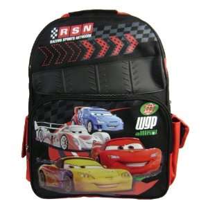  Disney Cars 2 Racing Sports Network Large Backpack: Toys 