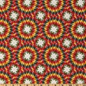  44 Wide Christmas Quilts Lone Star Multi Fabric By The 