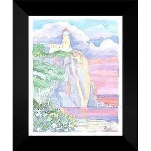   Paul Brent FRAMED Print 15x18 Split Rock Lighthouse Home & Kitchen