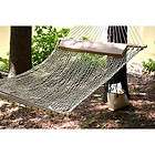 Castaway by Pawleys Island Polyester Rope Hammock Taupe with Pillow PC 