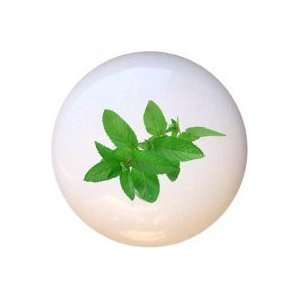  Mint Leaves Herbs Spices Drawer Pull Knob