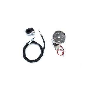 Deco Mini 60mm 224060 Ratio Speedometer Kit with Black Face & White 