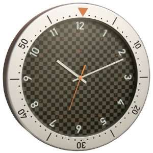  Speedmaster Silver 14 1/2 Wide Wall Clock