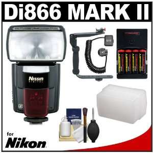 com Nissin Digital Speedlite Di866 Mark II Flash (i TTL) with Bracket 
