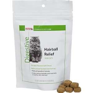   Pet Care Chicken Hairball Relief Cat Chews, 2.9 oz.