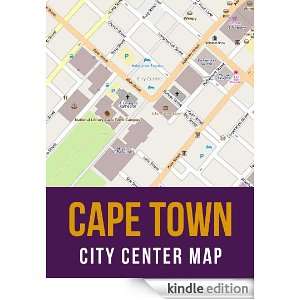 Cape Town, South Africa City Center Street Map eReaderMaps  