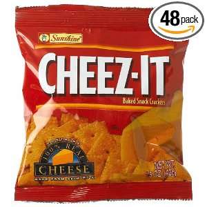 Cheez It Original Grab N Go Snacks 8 Count, 1.5 Ounce Packages (Pack 