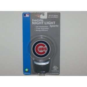  CHICAGO CUBS Team Logo Everbrite (LED) NIGHT LIGHT (2 1/2 