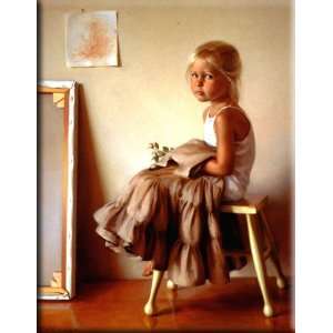  Portrait of Artists Daughter, Sophia Rose 12x16 Streched 