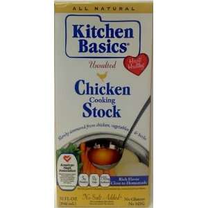  Kitchen Basics Unsalted Chicken Stock Chicken    32 fl oz 