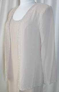   Beading Gown Brand New with Tags Champagne Color Size Medium or 8 10