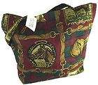 Nicole West Tapestry Fabric Fashion Tote Bag Purse