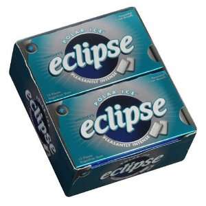 Eclipse Chewing Gum Polar Ice Sugar Free   12 Pack  