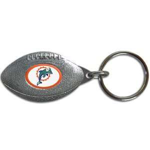  Miami Dolphins NFL Football Shaped Key Chain Sports 