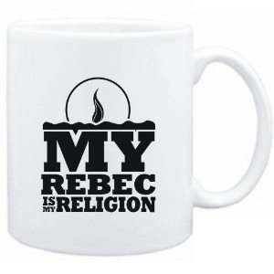  Mug White  my Rebec is my religion Instruments Sports 