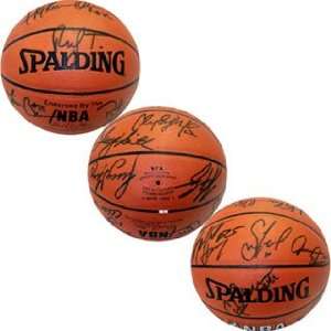 1994 1995 Houston Rockets Autographed I/O Basketball 