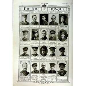  1916 ROLL HONOUR DEAD SOLDIERS WAR DIXON ROWLEY BROWN 