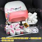 ALL IN ONE FULL UV GEL NAIL SET 36W UV CURING LAMP 789 items in Chic 