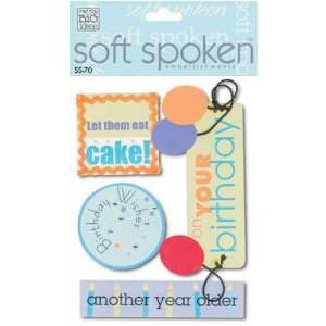  Soft Spoken 3 D Embellishments Another Year Older