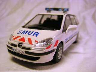 Peugeot 807 SMUR Ambulance Cararama Diecast Collection Car Model 1:43 