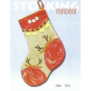  Reindeer Christmas Stocking   Cross Stitch Pattern Arts 