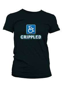 Crippled Weed Smoker Pothead Tees Junior Girls T shirt  