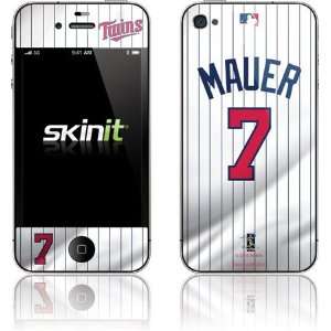  Minnesota Twins   Mauer #7 skin for Apple iPhone 4 / 4S 