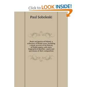   . poets and specimens of their composition: Paul Soboleski: Books