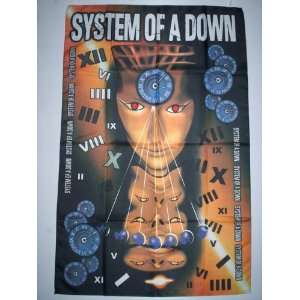  SOAD/SYSTEM OF A DOWN 5x3 Feet Cloth Textile Fabric Poster 