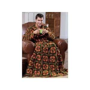  Autumn Spice Snuggle Up Crochet Afghan Kit Arts, Crafts 