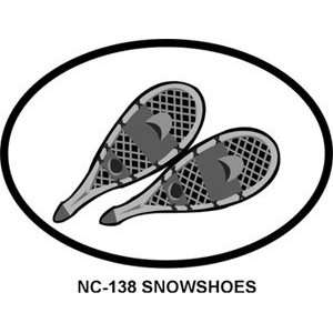  SNOWSHOES Personalized Sticker 