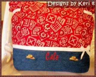 Designs by Keri Western Bandana color choice diaper bag  