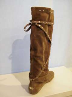 JIMMY CHOO SHOES suede 10.5 brown boots  