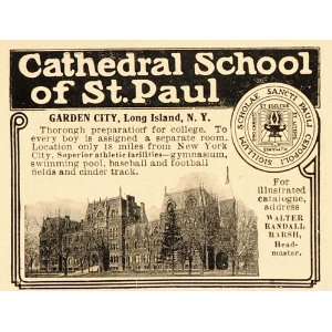   Ad Cathedral School of St. Paul Garden City N. Y.   Original Print Ad