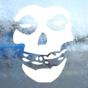  Misfits Punk Rock Band Skull White Decal Window White 