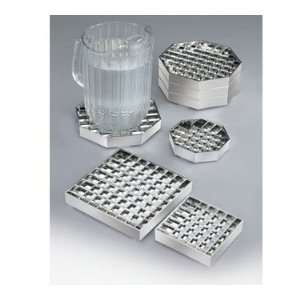    Cal Mil 4 Chrome Octagon Standard Drip Tray: Home & Kitchen