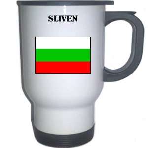  Bulgaria   SLIVEN White Stainless Steel Mug Everything 